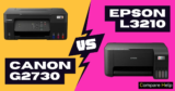 Canon G2730 vs Epson L3210: Printer Comparison